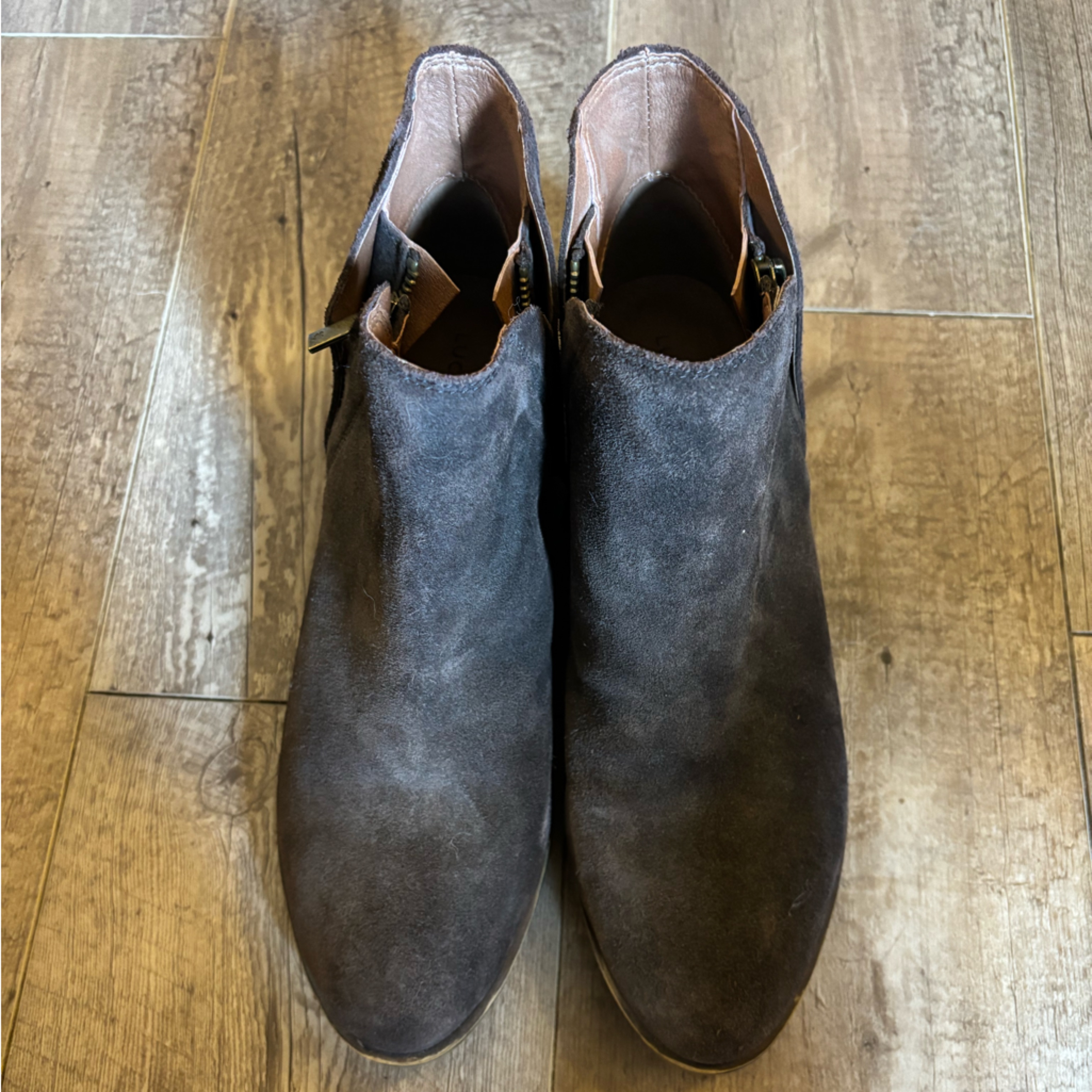 Brown Lucky Brand Booties
